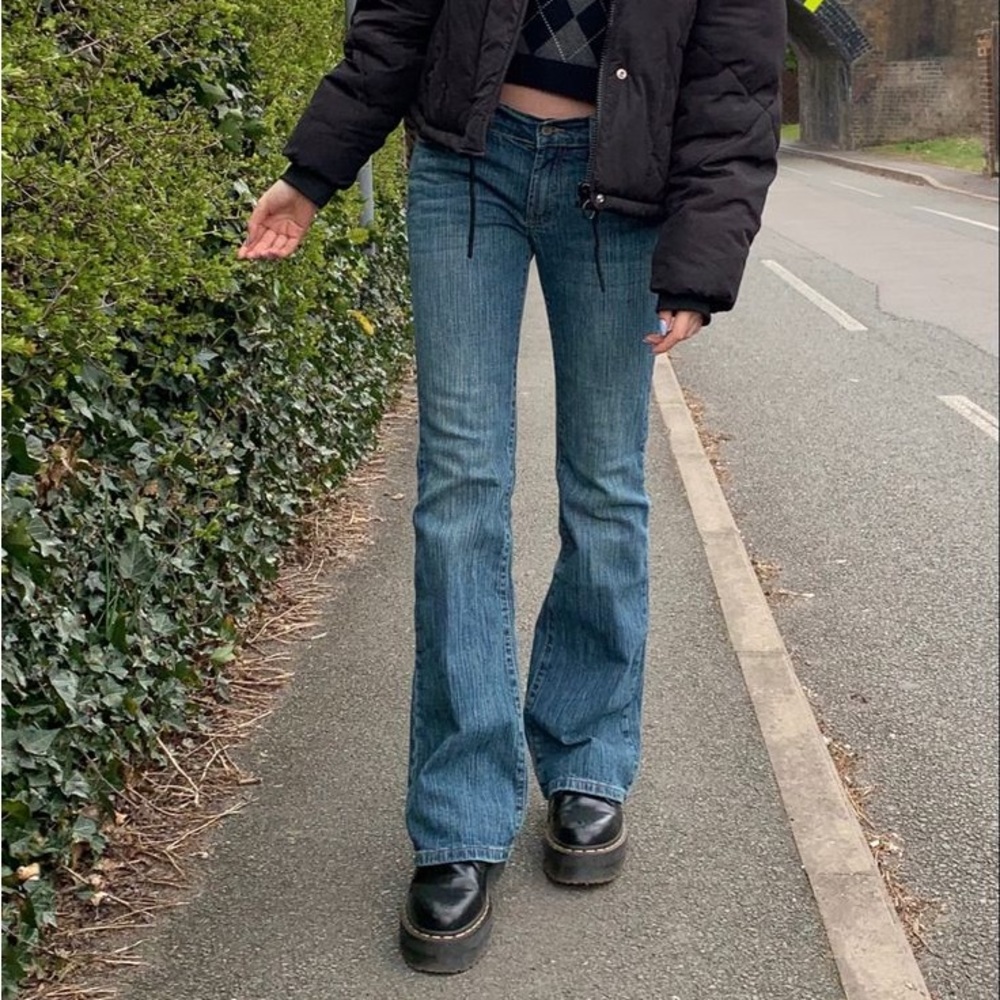 John Galt Brandy Melville Brielle Bootcut Flare Jeans
